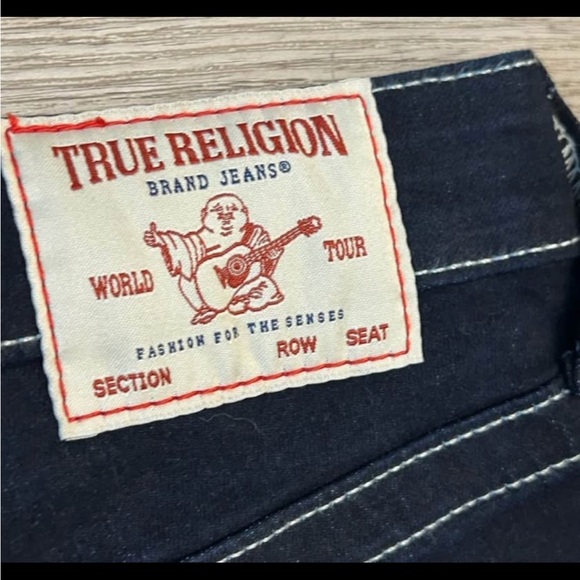 NWT True Religion Jennie High Rise Super Skinny Dark Blue Jeans. W25xL29 - Picture 6 of 11